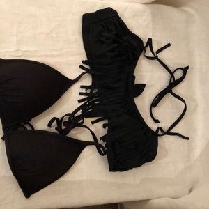 Black bikini tops—two for price of one!